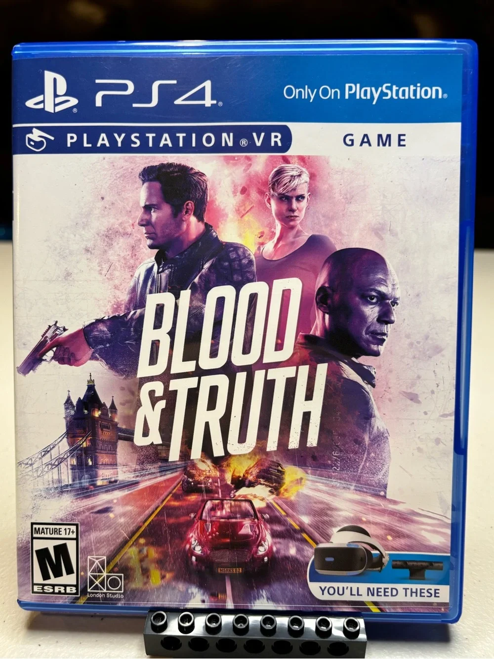 Sony PS4 VR Gaming Bundle - Blood & Truth, Creed, Gungrave, Angry Birds 2